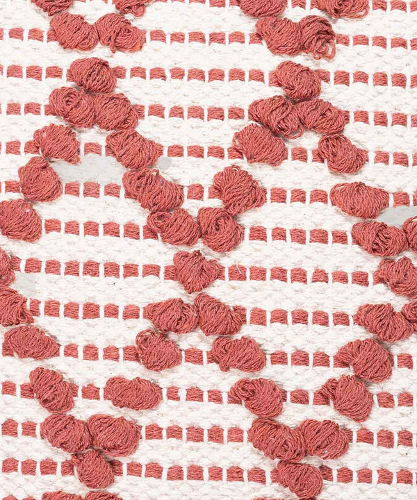 Diamond Drop Throw Pillow | Amber Rust | 100% cotton Throw Pillow Cover | 16x16