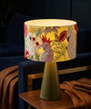 Cockatoo Carnival Hand Embroidered Lampshade