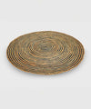 Midnight Swirl Jute Rug – 100% Natural Jute | 40 x 40 inches