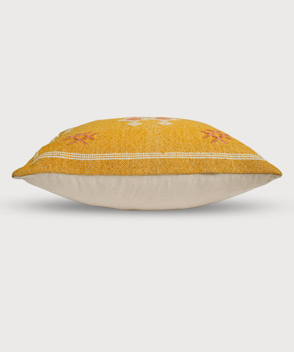 Sunny Side Up Luxe Cotton Throw Pillow Cover – 18x18