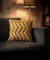 Marigold Chevron | Hand Tufted Throw Pillow Cover | 16x16