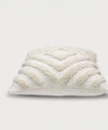The Tula | Geometric Hand Tufted Ivory | Throw Pillow Cover | 16x16