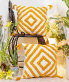 Mustard Muse Nordic Modern Accent Throw Pillow Cover | 16x16