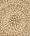 Coconut Swirl Jute Rug | Warm Honey Beige 100% Natural Jute | 48 x 48 inches