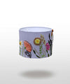 Blush and Bloom Hand Embroidered Lampshade