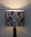 Blush and Bloom Hand Embroidered Lampshade