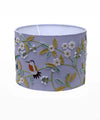 Botanical Bird Hand Embroidered Lampshade