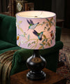 Botanical Bird Hand Embroidered Lampshade