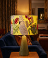 Cockatoo Carnival Hand Embroidered Lampshade